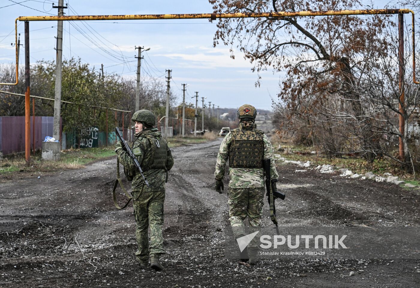 Russia Ukraine Military Operation Krasnoarmeysk Frontline Sector