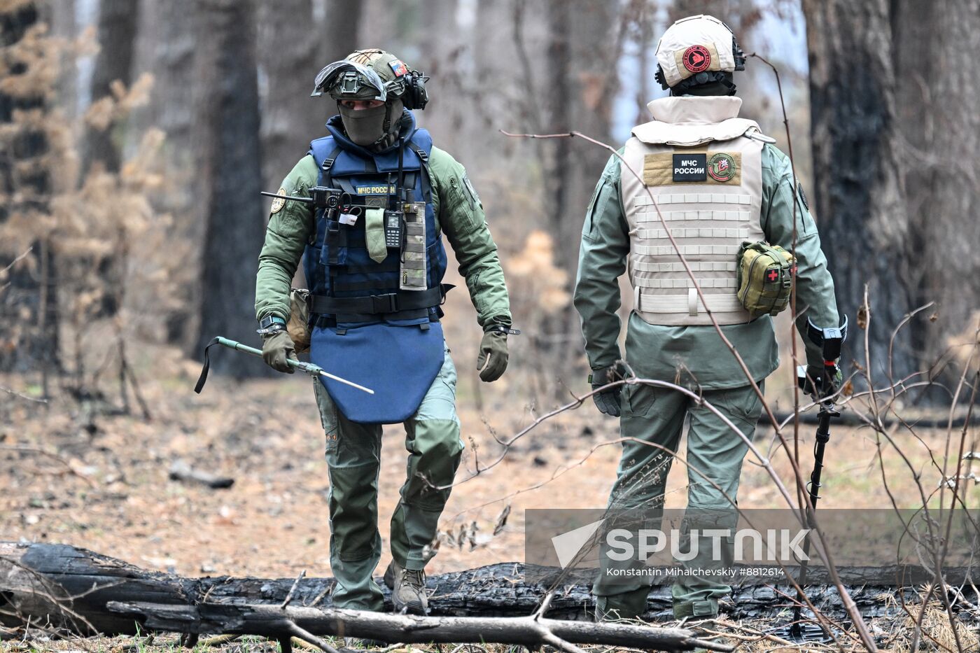 Russia Ukraine Kursk Attack Demining