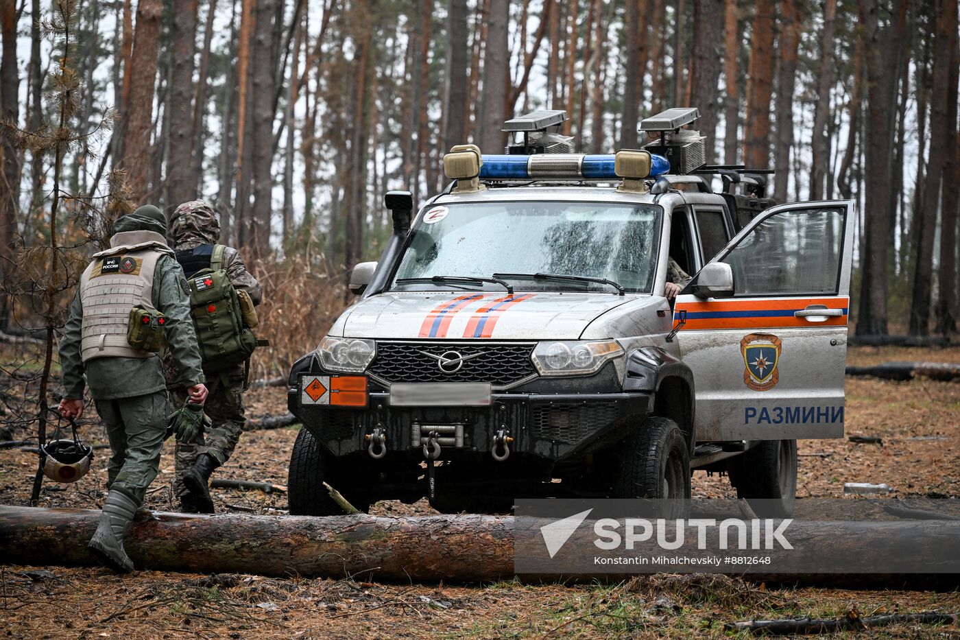 Russia Ukraine Kursk Attack Demining