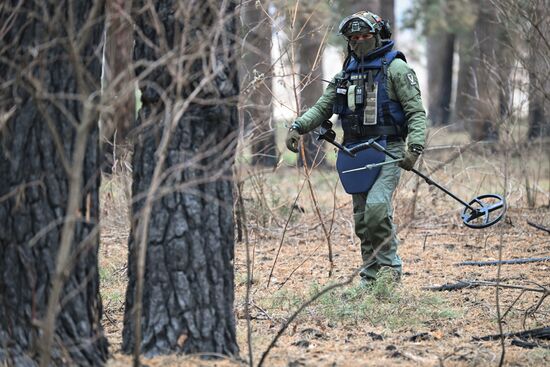 Russia Ukraine Kursk Attack Demining