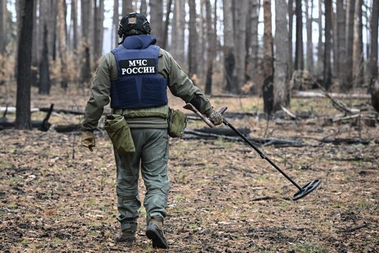 Russia Ukraine Kursk Attack Demining
