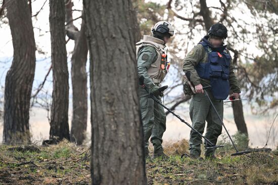 Russia Ukraine Kursk Attack Demining