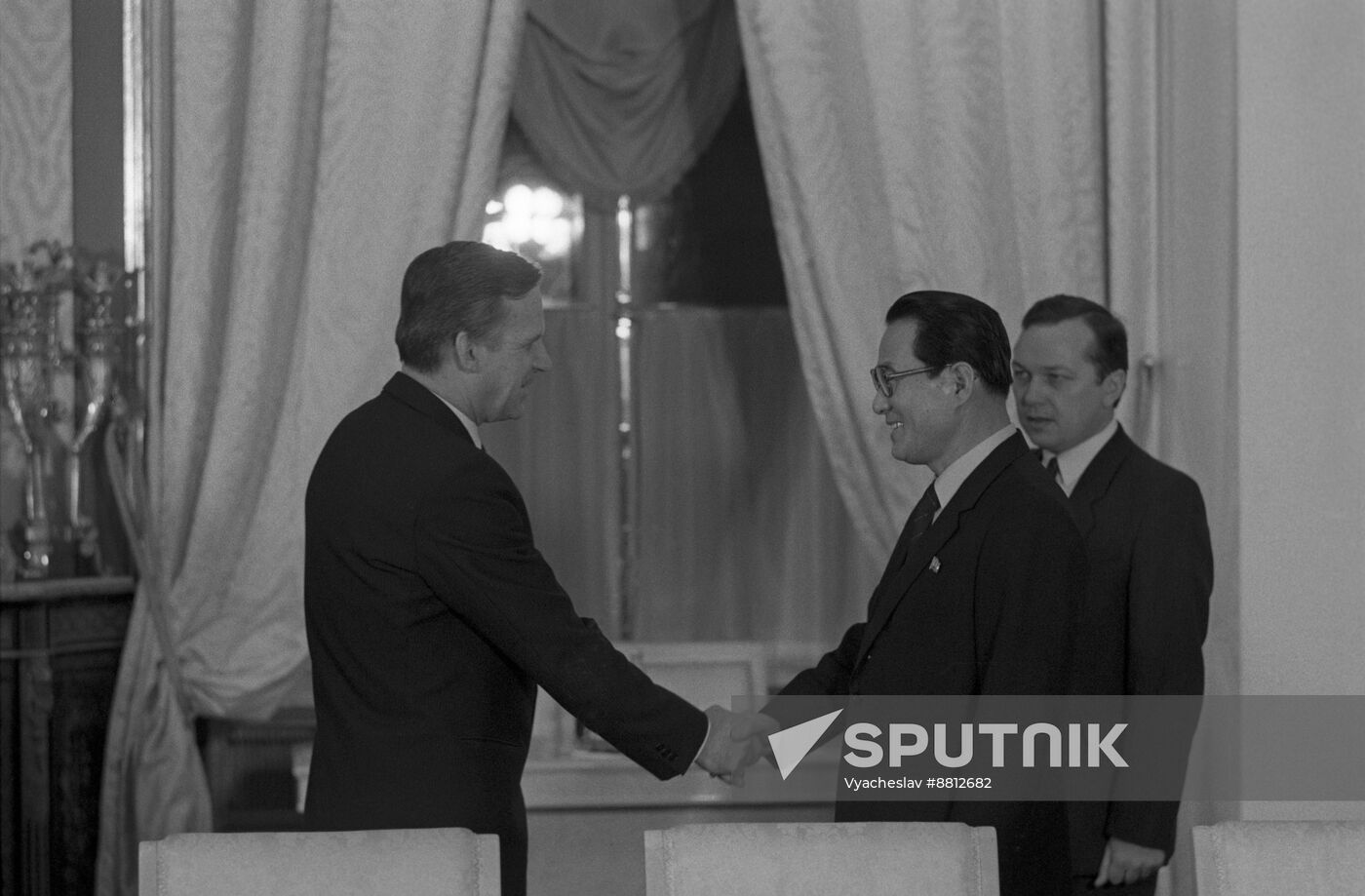 DPRK Prime Minister of the Administrative Council Kang Sung-sang visits USSR