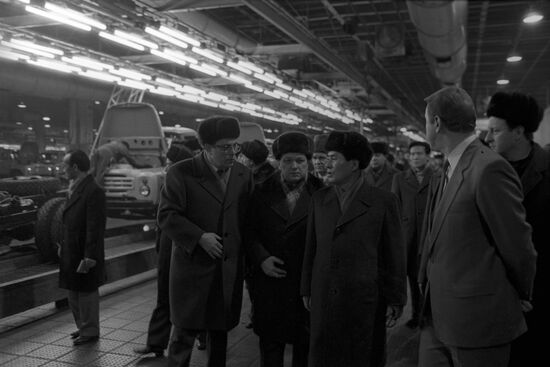 DPRK Prime Minister of the Administrative Council Kang Sung-san visits USSR