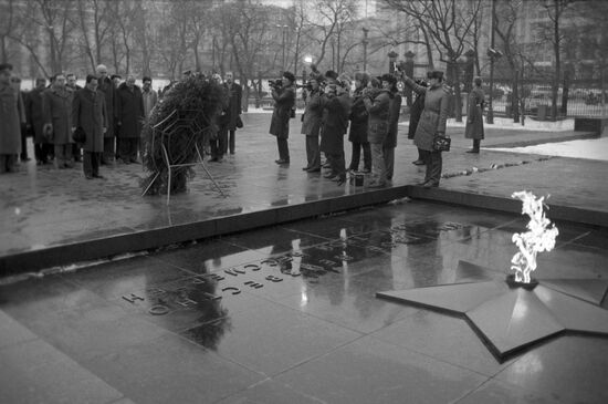 DPRK Prime Minister of the Administrative Council Kang Song-san visits USSR