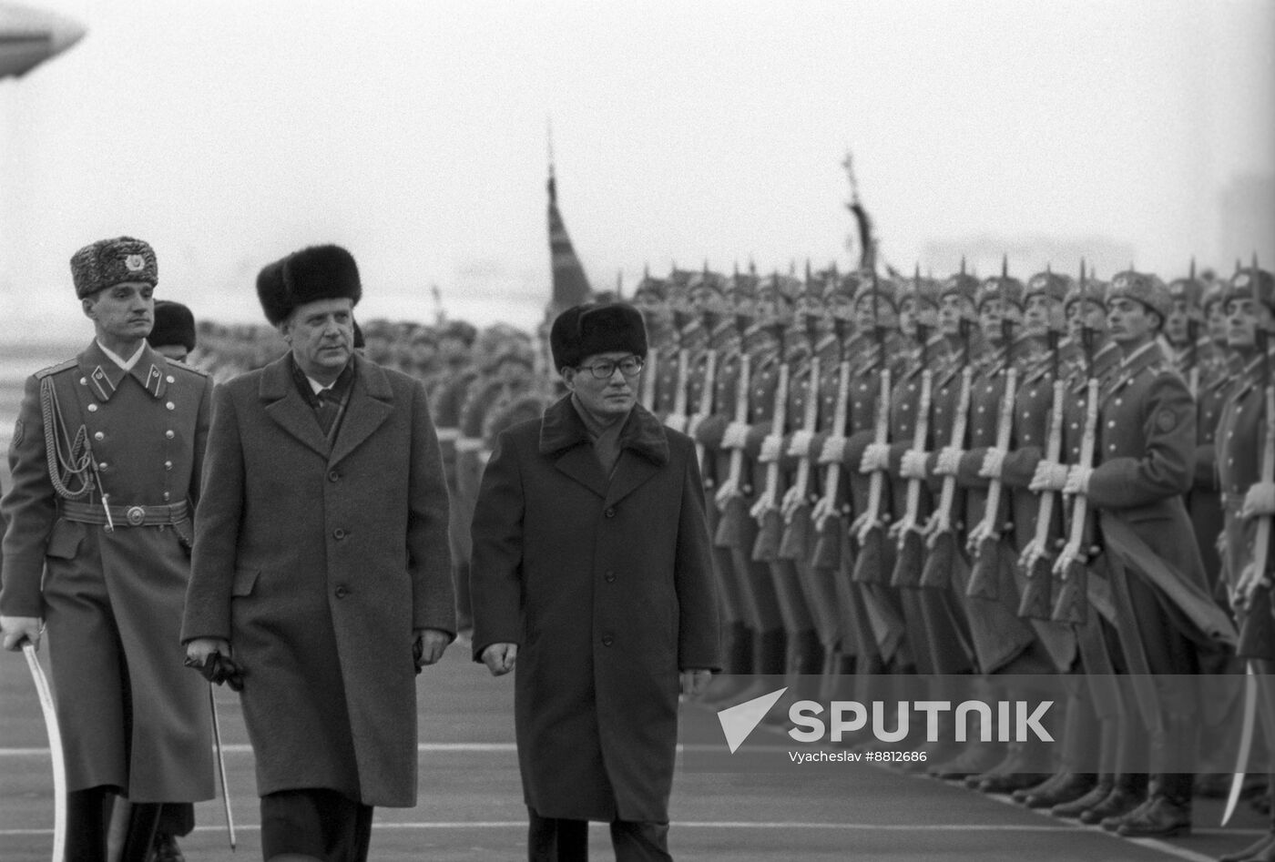 DPRK Prime Minister of the Administrative Council Kang Sung-sang visits USSR