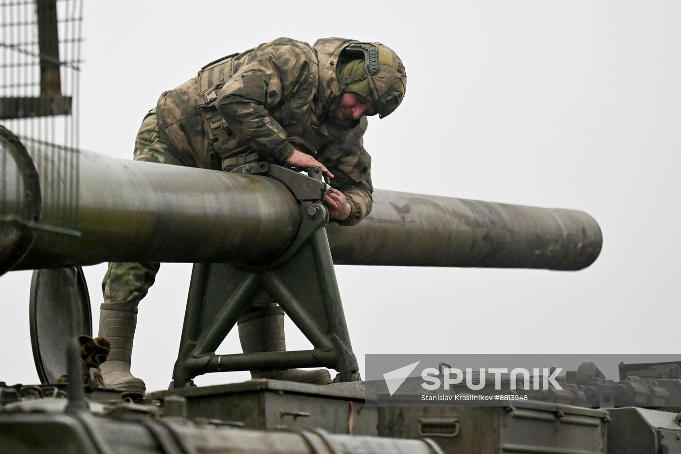 Russia Ukraine Military Operation Artillery Unit