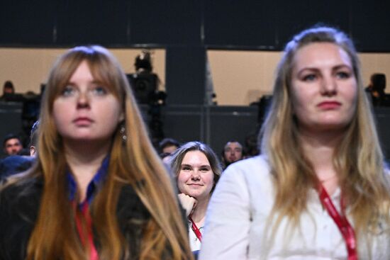 The 4th Young Scientists Congress 2024. The finals of the Science Slam university league. Location: Russia, Federal territory 'Sirius'. Author: Sergey Bobylev. Science Slam university league finals