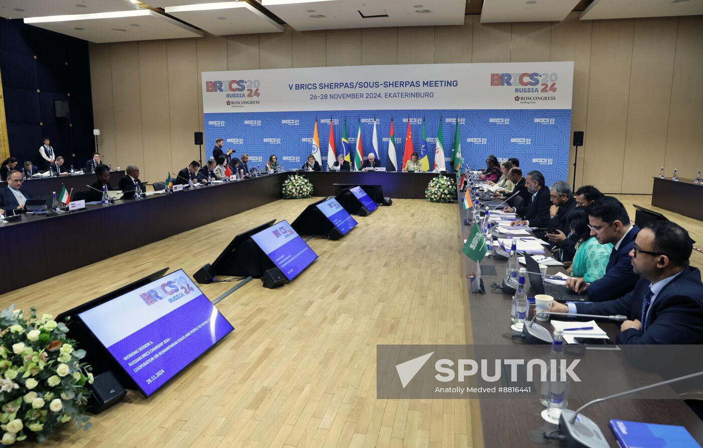 Fifth BRICS Sherpas/Sous-Sherpas Meeting in Ekaterinburg