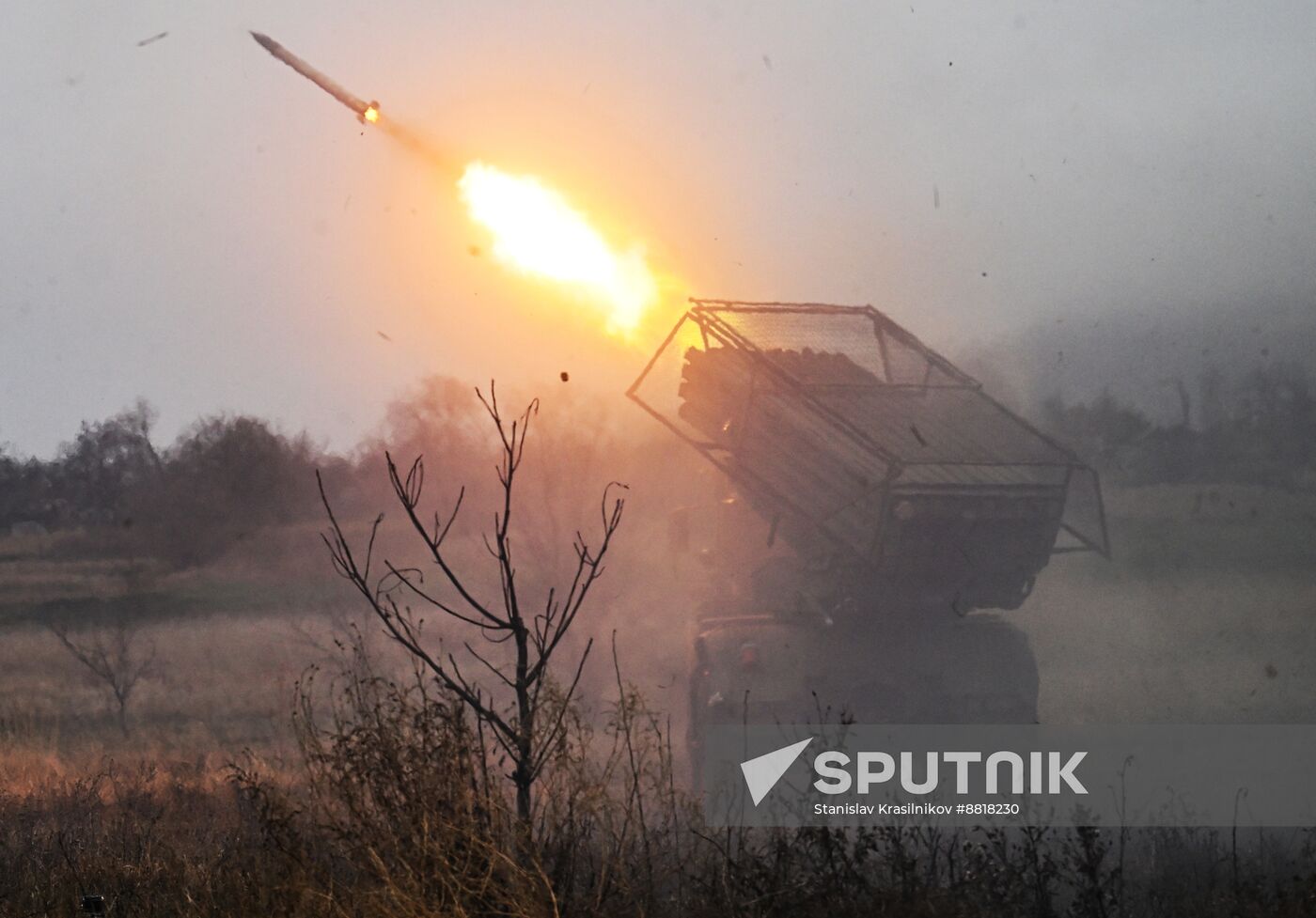 Russia Ukraine Military Operation Artillery Unit