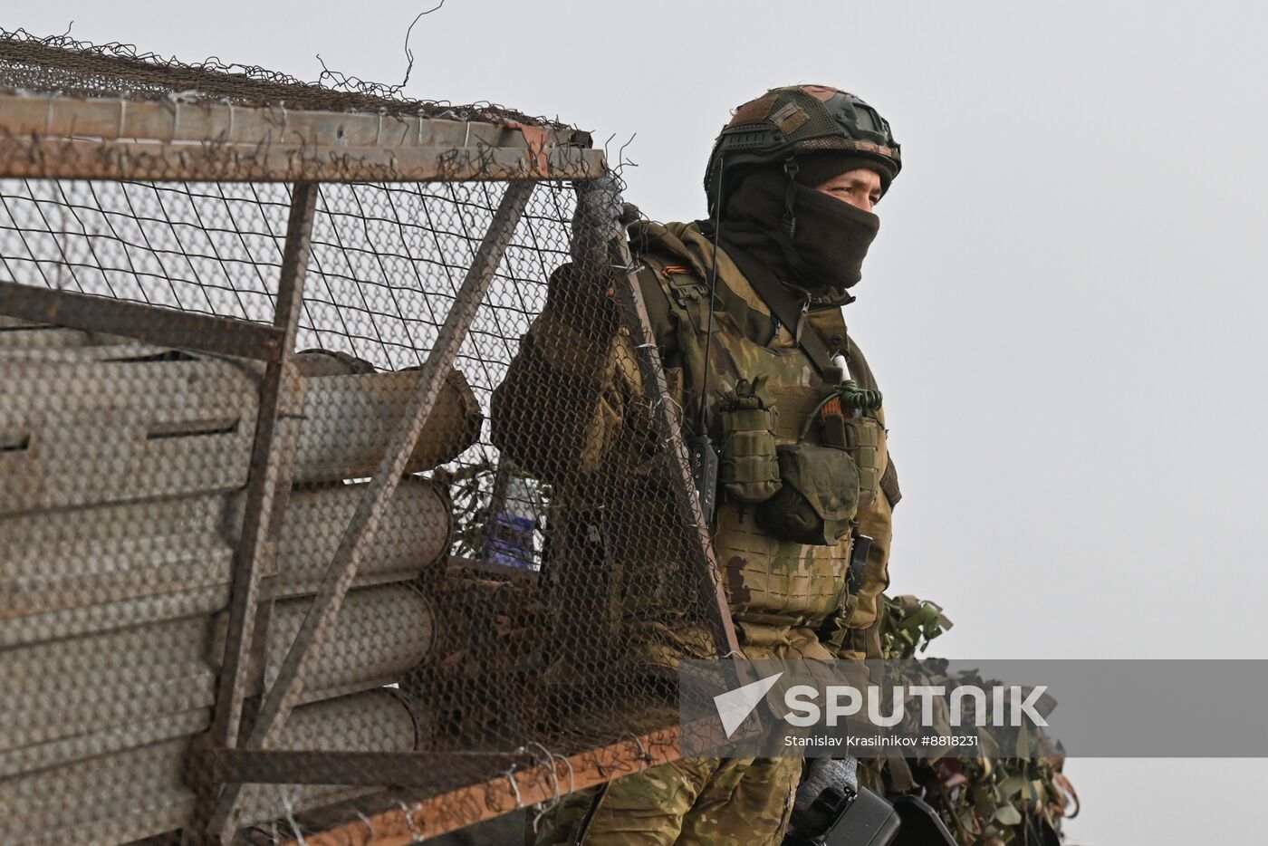 Russia Ukraine Military Operation Artillery Unit