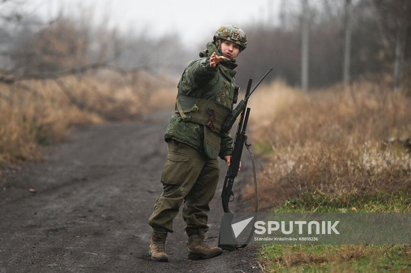 Russia Ukraine Military Operation Artillery Unit