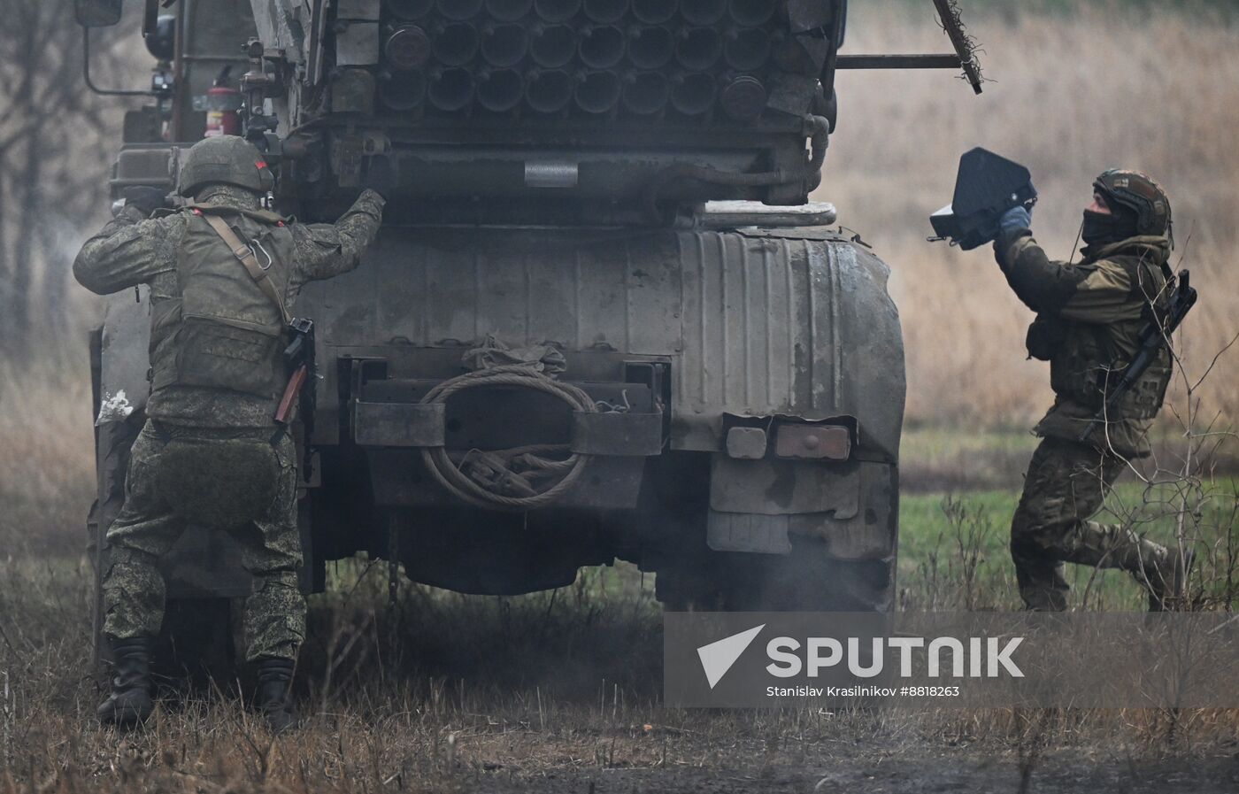 Russia Ukraine Military Operation Artillery Unit