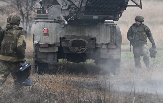 Russia Ukraine Military Operation Artillery Unit