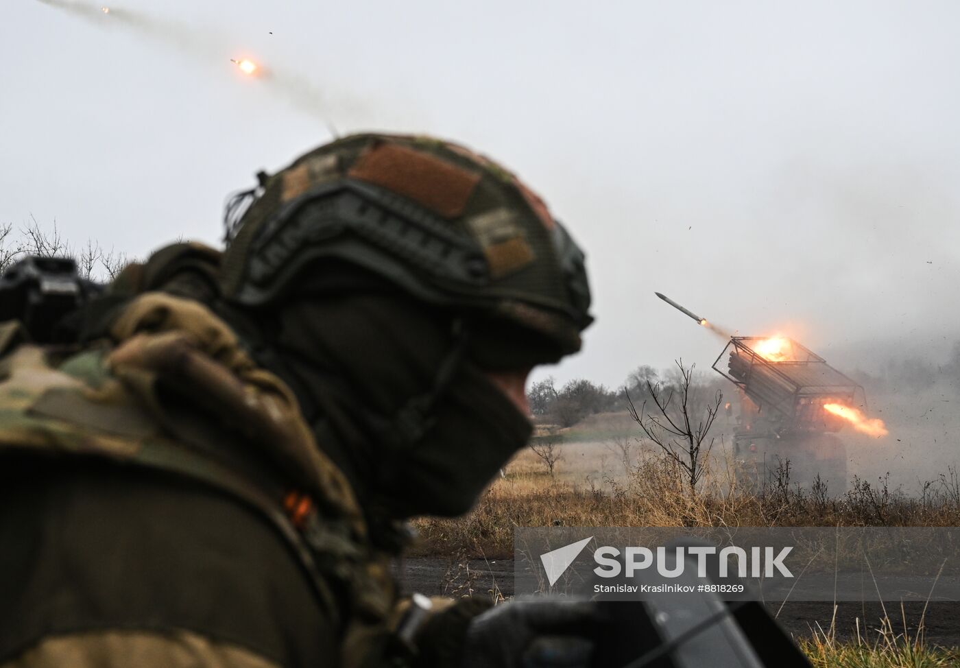 Russia Ukraine Military Operation Artillery Unit