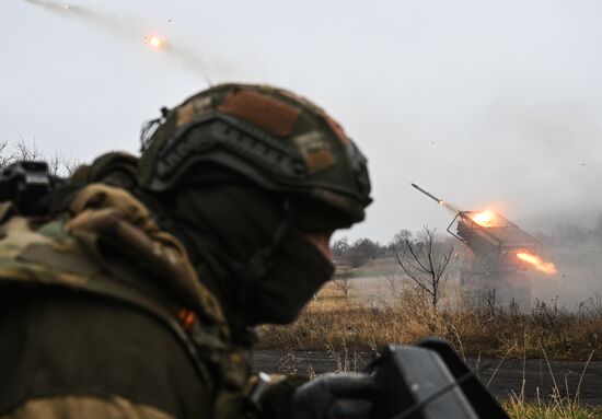 Russia Ukraine Military Operation Artillery Unit