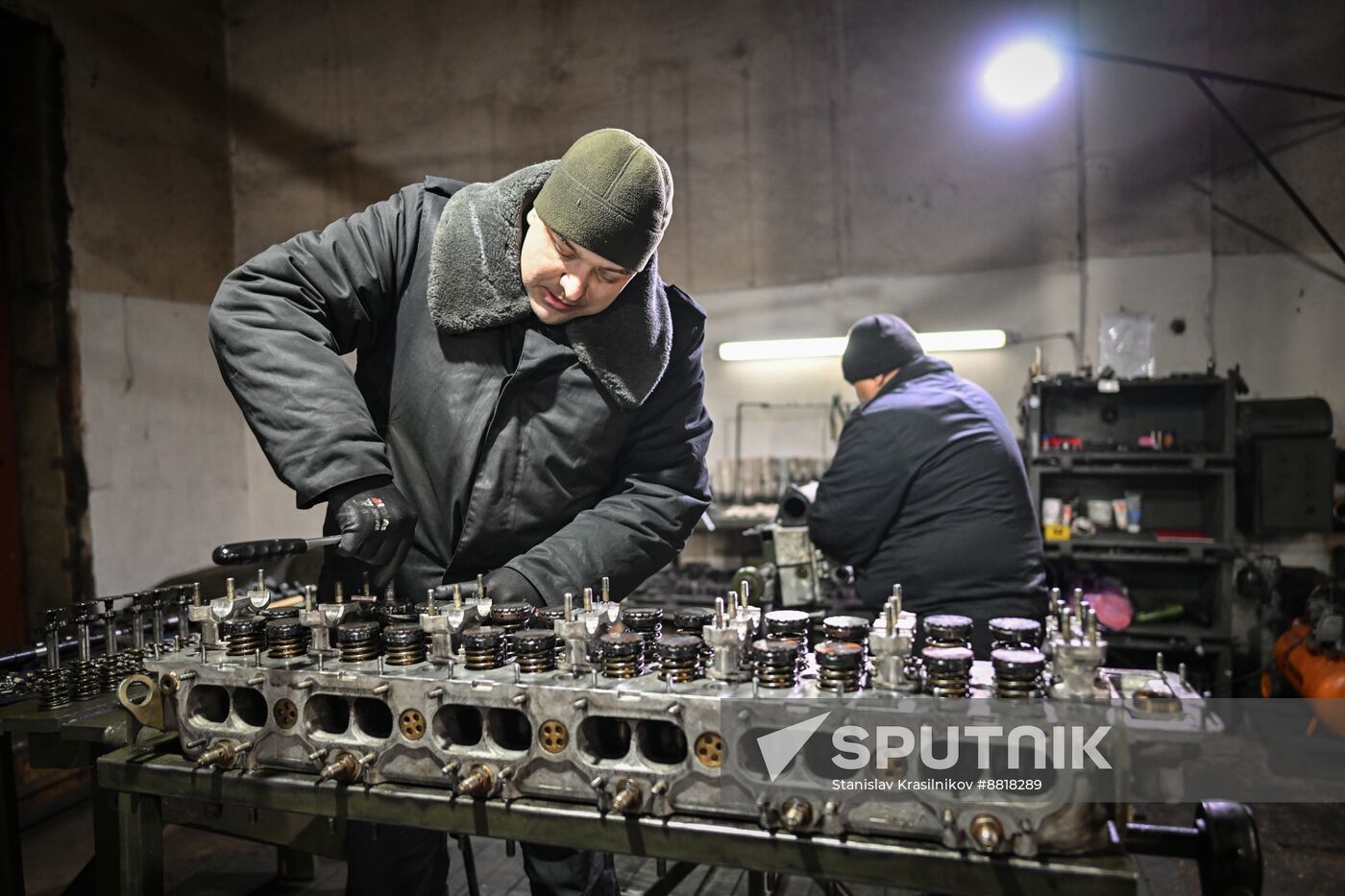 Russia Ukraine Military Operation Repair Battalion