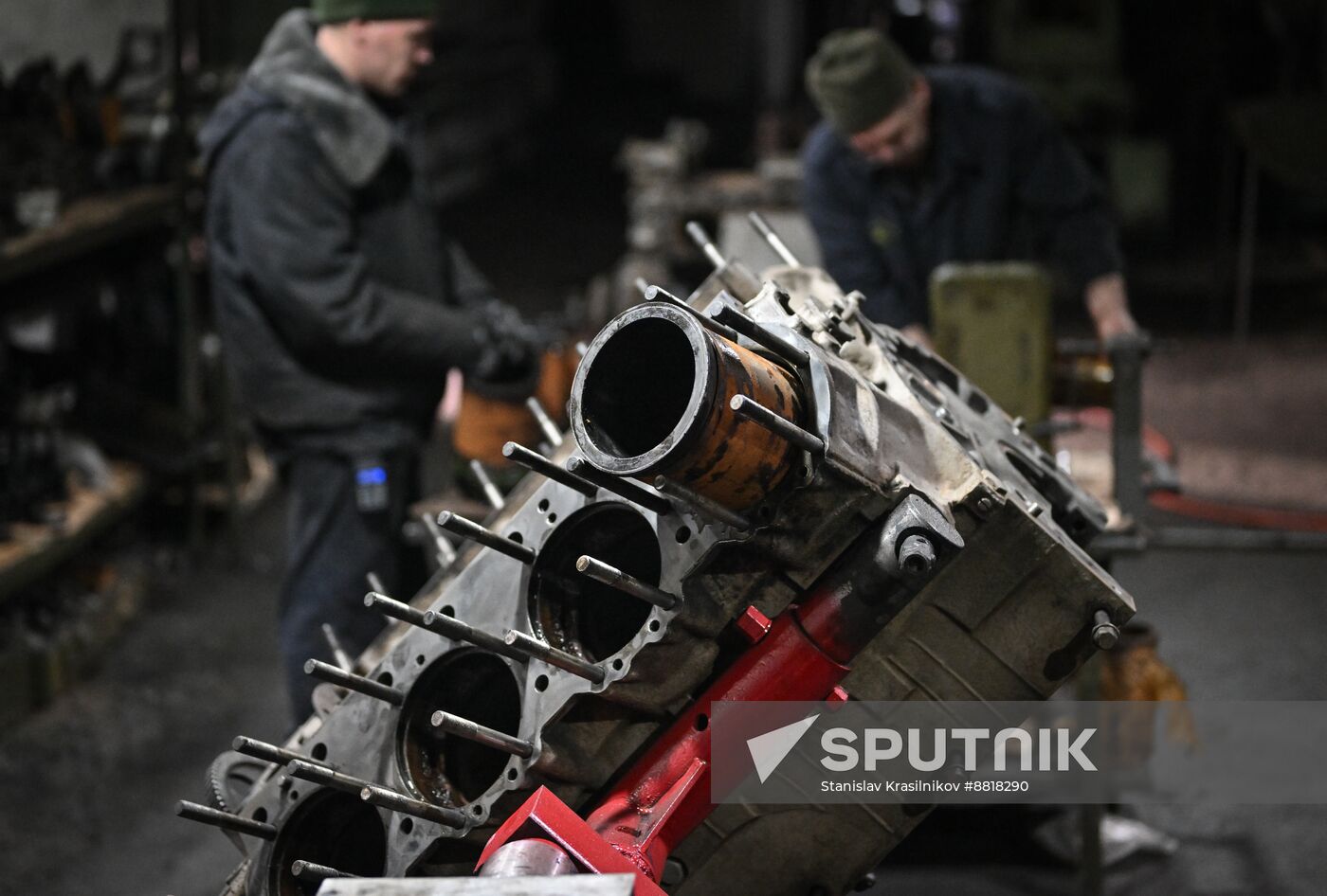 Russia Ukraine Military Operation Repair Battalion
