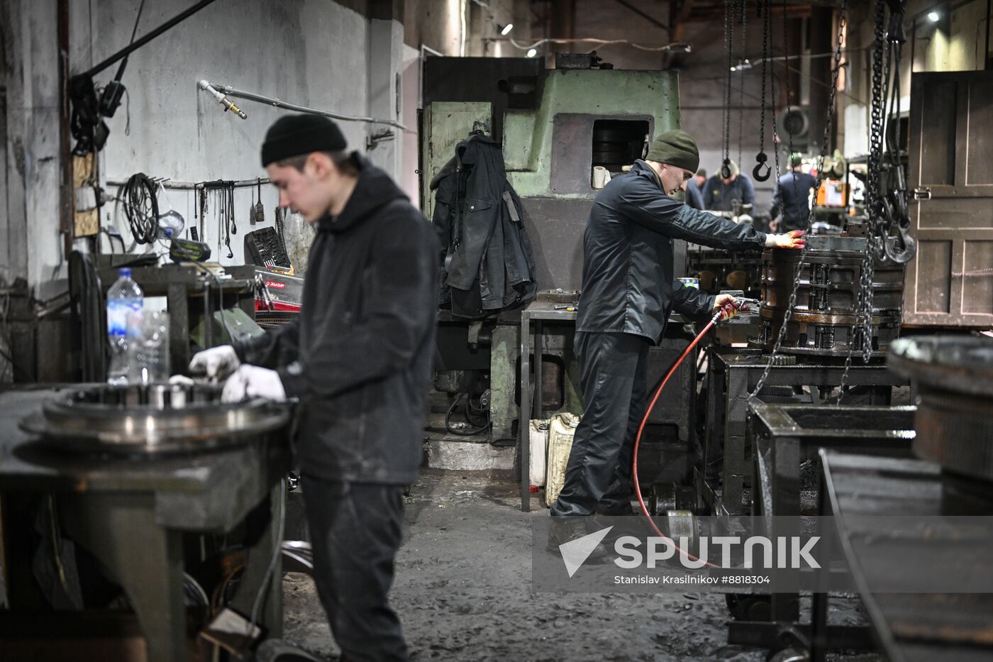 Russia Ukraine Military Operation Repair Battalion