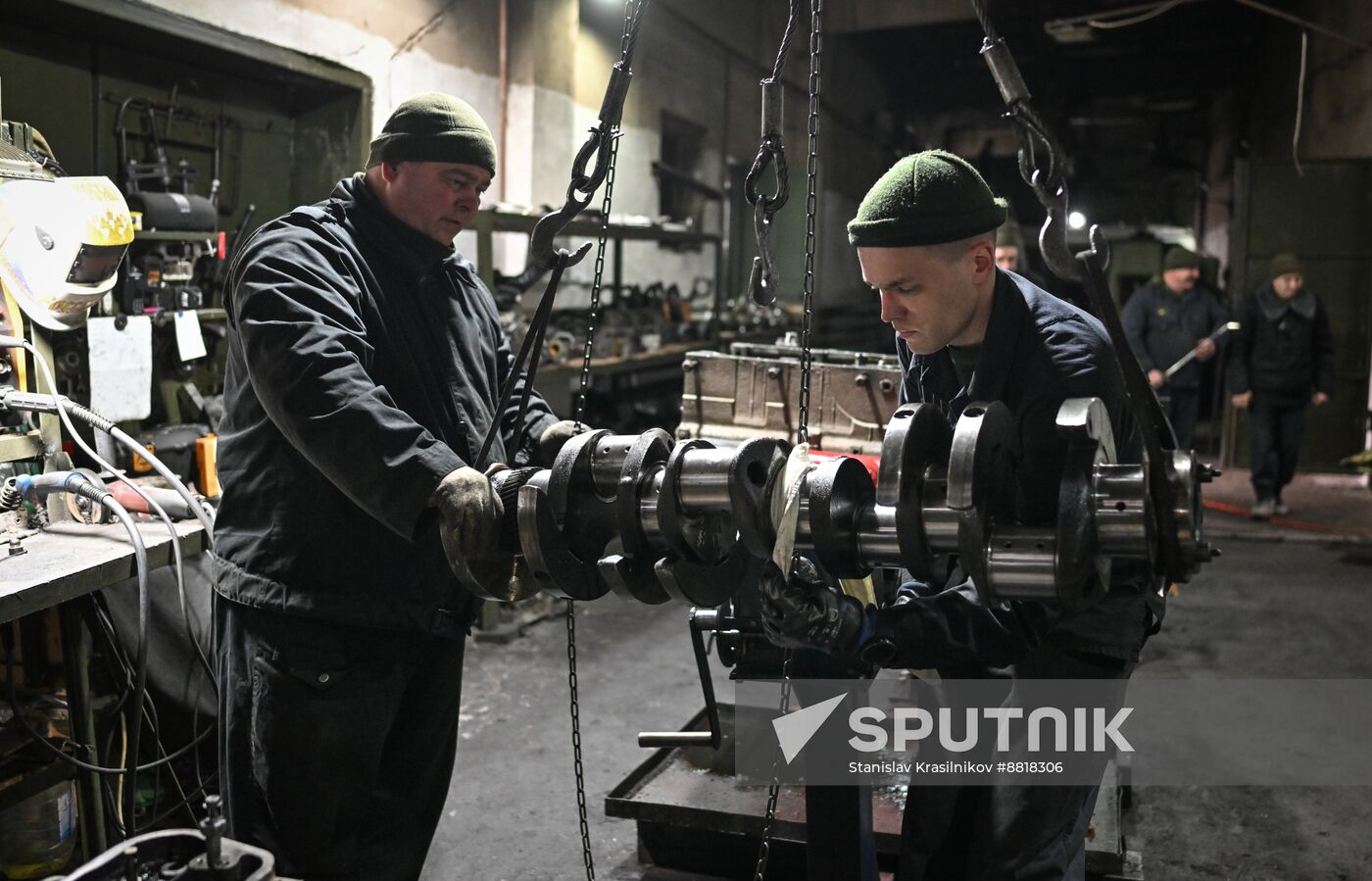 Russia Ukraine Military Operation Repair Battalion
