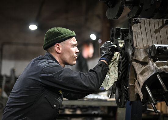 Russia Ukraine Military Operation Repair Battalion
