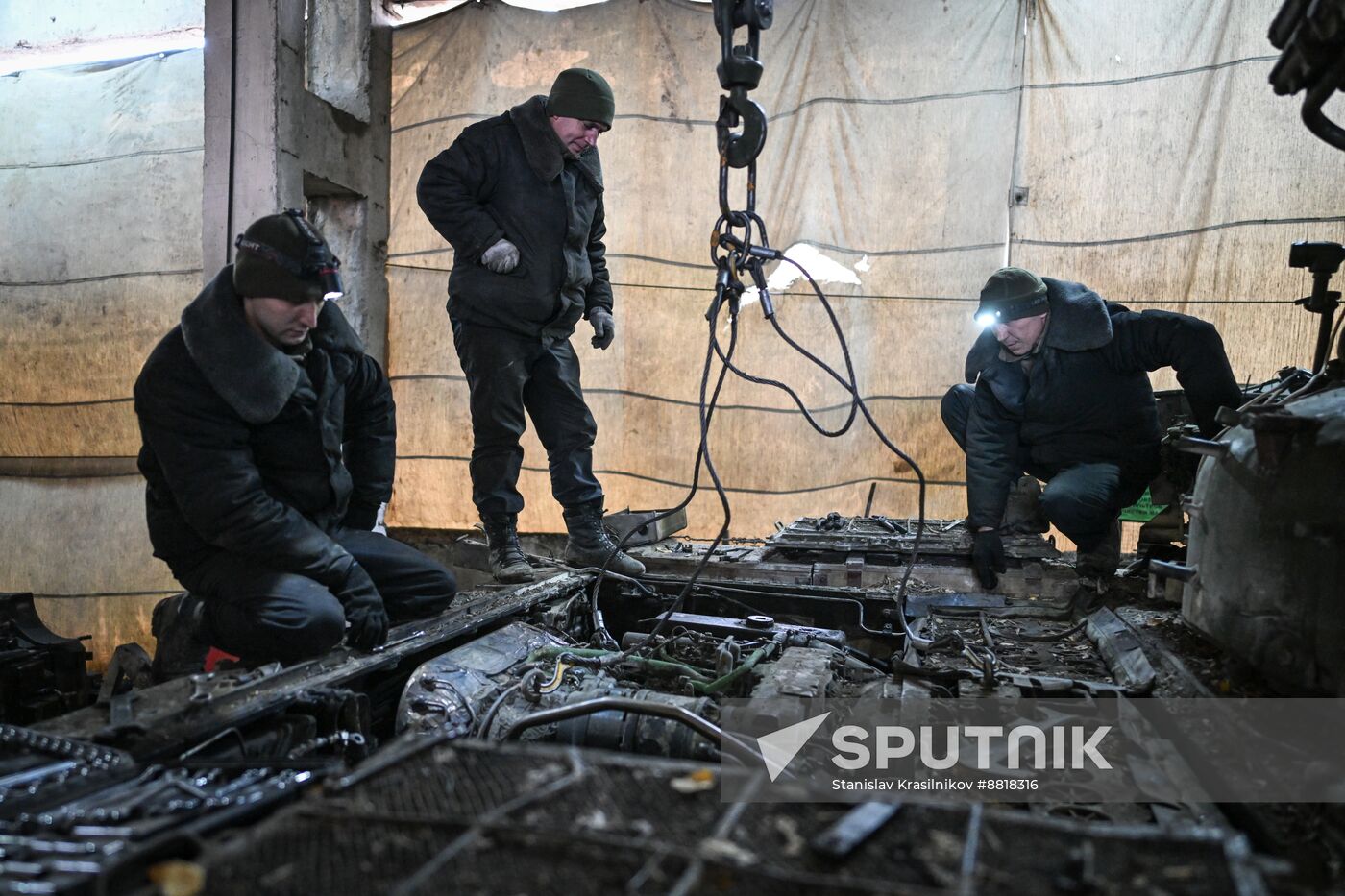 Russia Ukraine Military Operation Repair Battalion