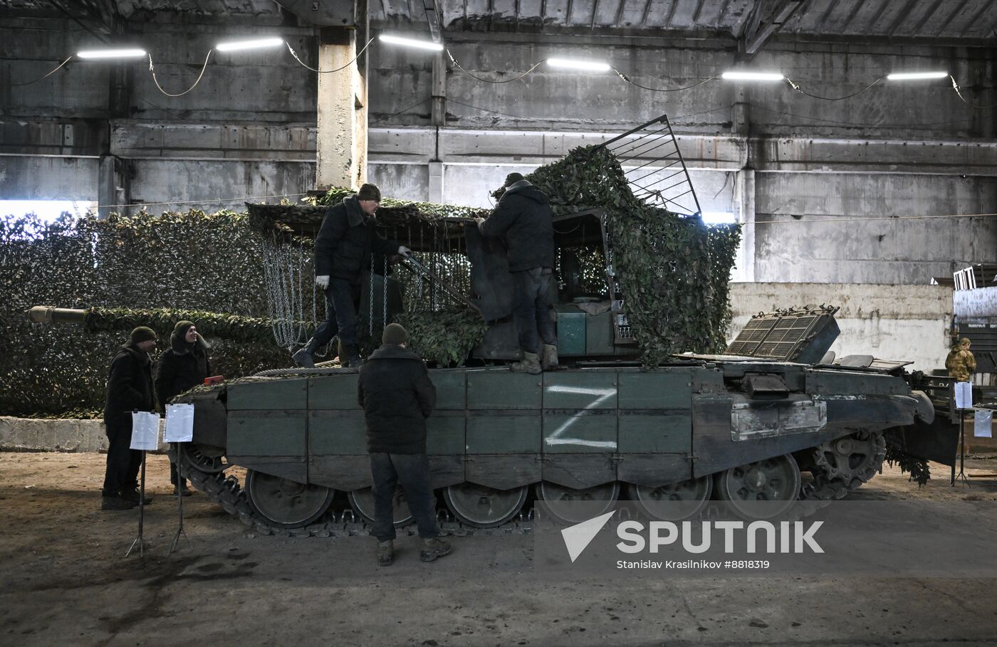 Russia Ukraine Military Operation Repair Battalion