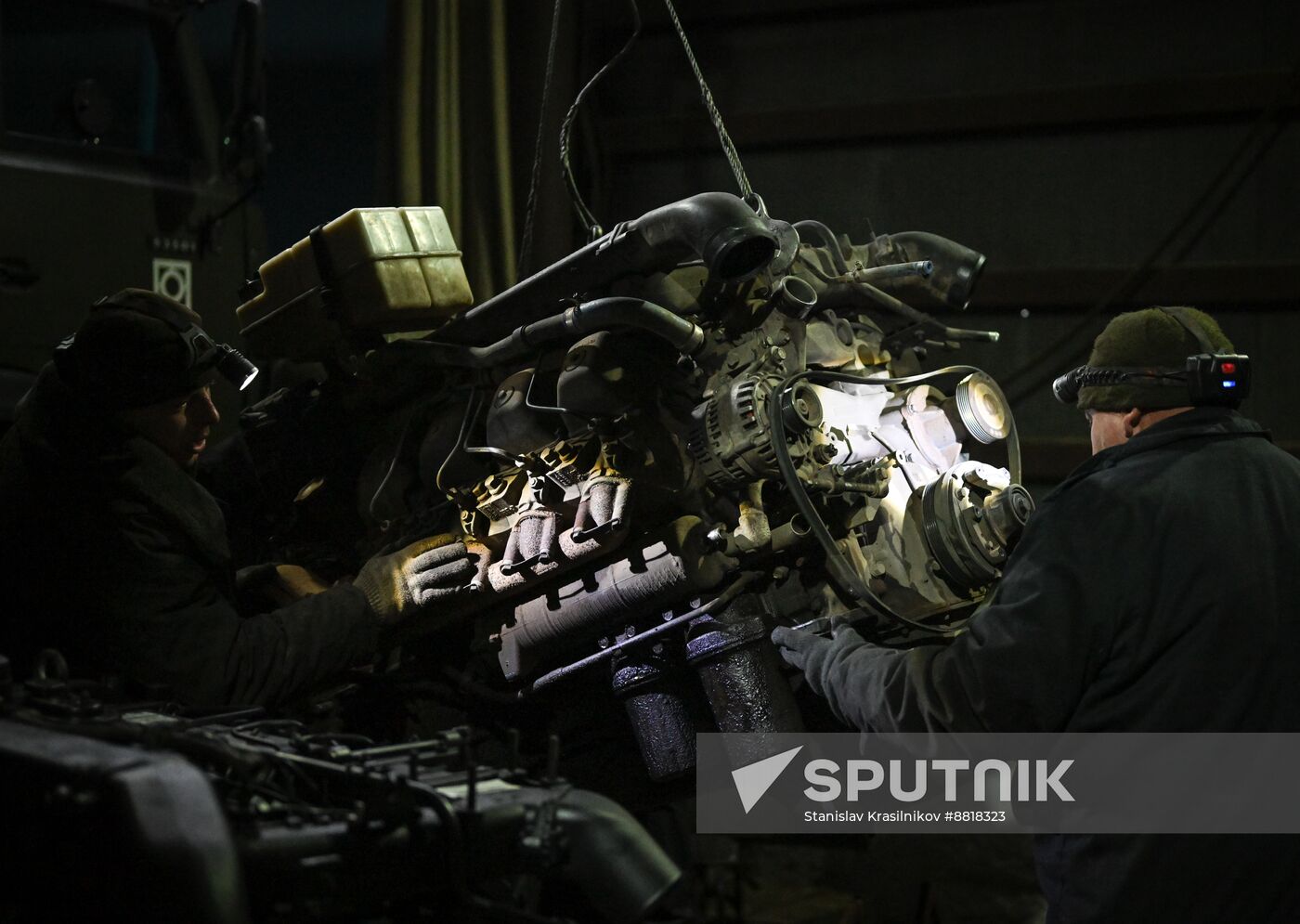 Russia Ukraine Military Operation Repair Battalion