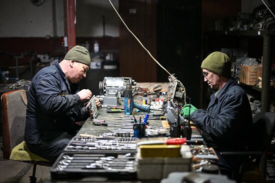Russia Ukraine Military Operation Repair Battalion