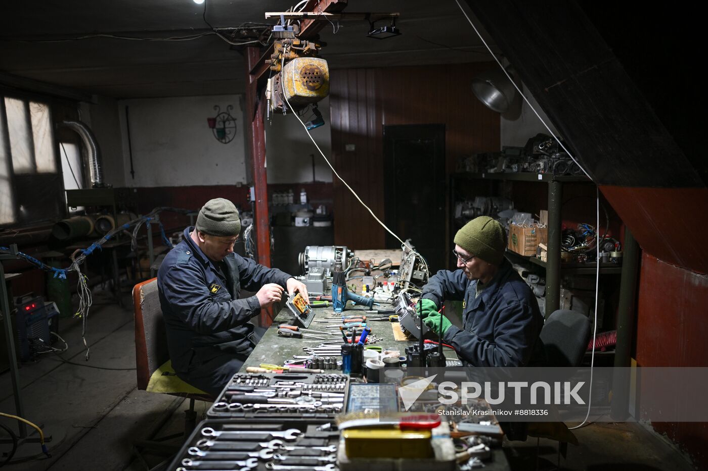 Russia Ukraine Military Operation Repair Battalion