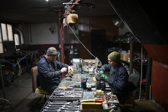 Russia Ukraine Military Operation Repair Battalion