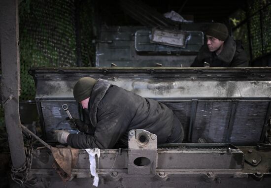 Russia Ukraine Military Operation Repair Battalion
