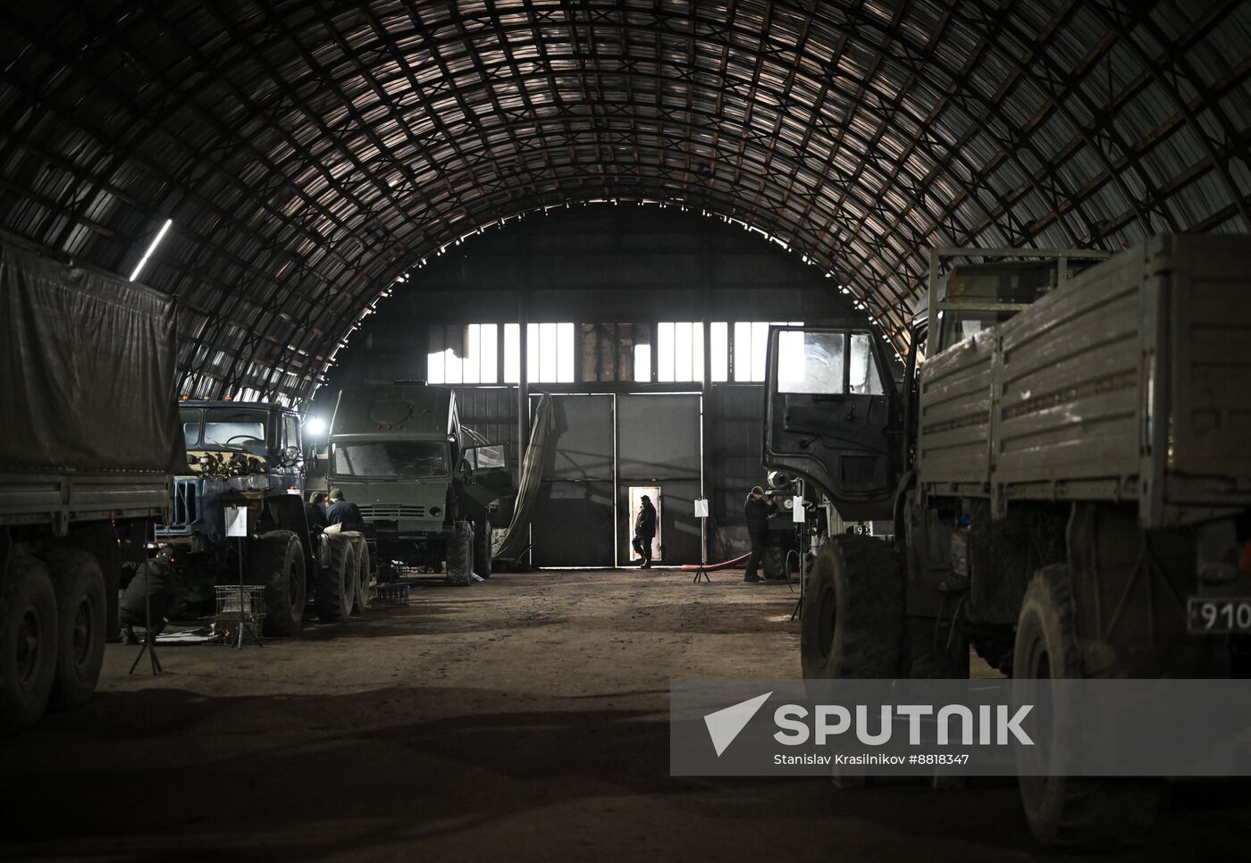Russia Ukraine Military Operation Repair Battalion