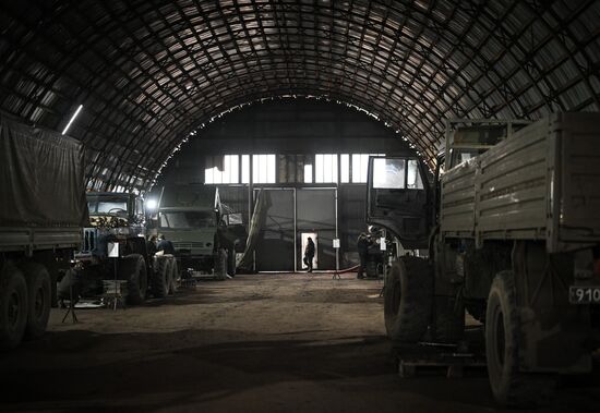 Russia Ukraine Military Operation Repair Battalion