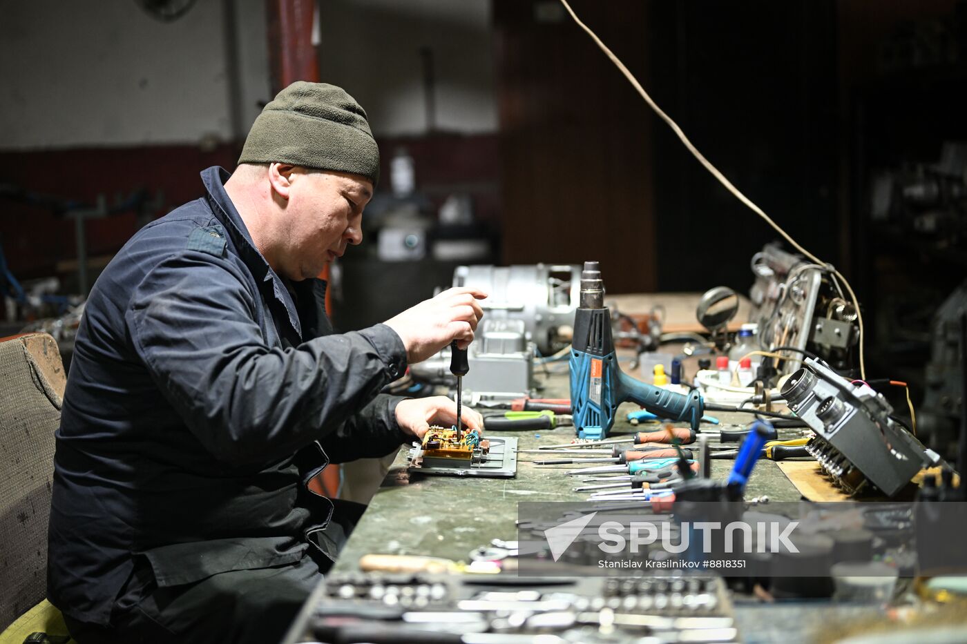 Russia Ukraine Military Operation Repair Battalion