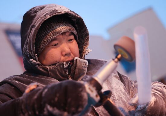 Russia Ice Sculpture Contest