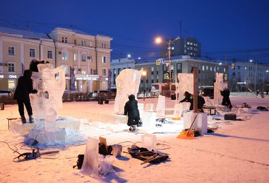 Russia Ice Sculpture Contest