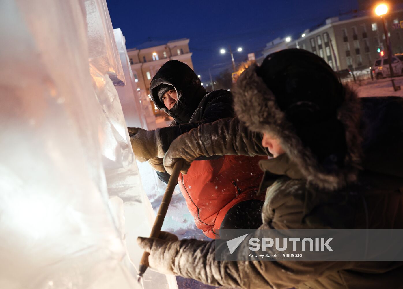 Russia Ice Sculpture Contest