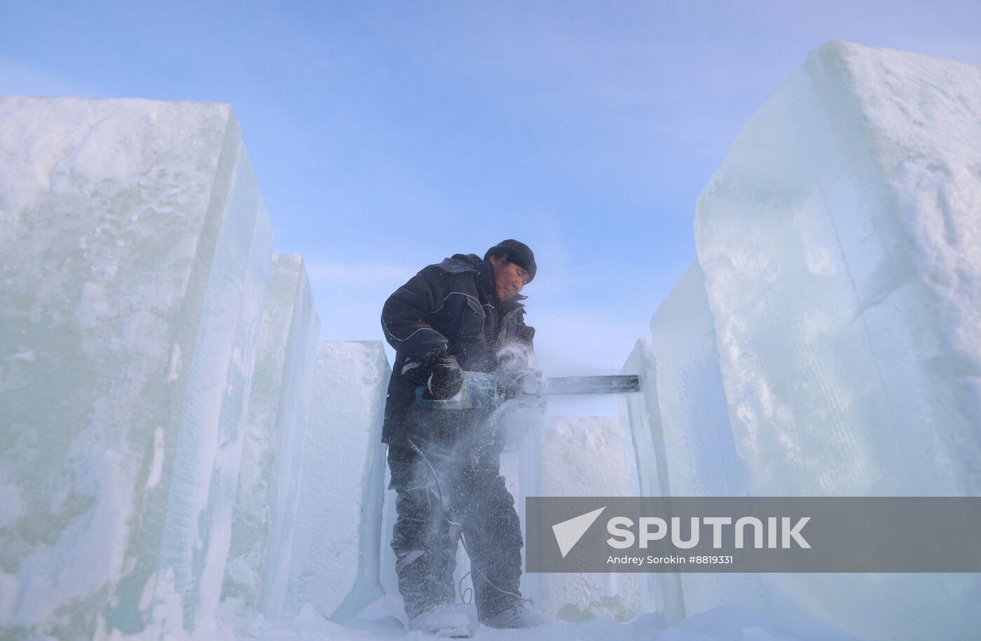 Russia Ice Sculpture Contest