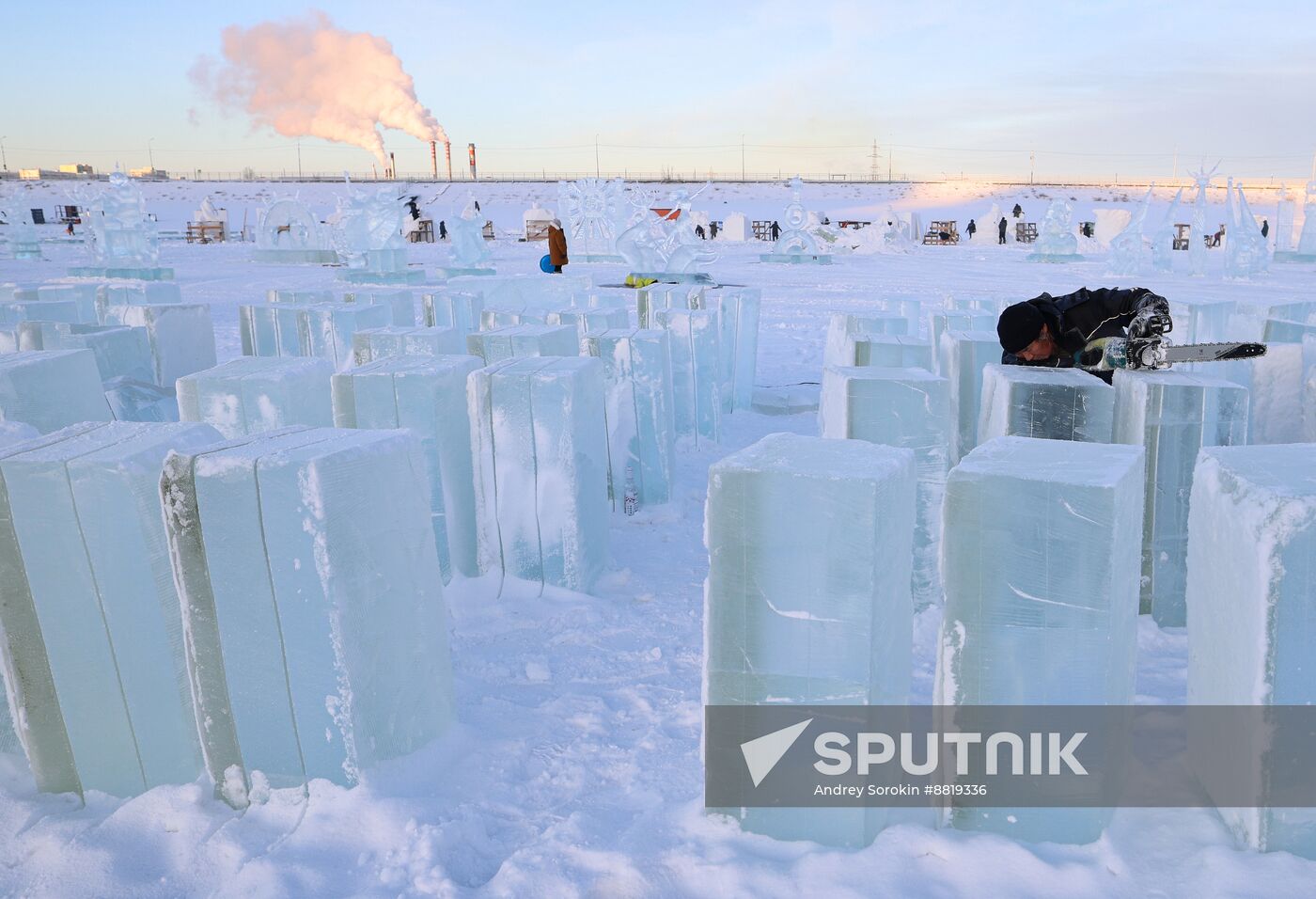 Russia Ice Sculpture Contest