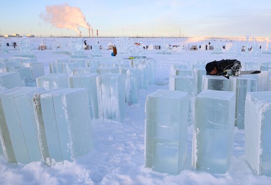 Russia Ice Sculpture Contest