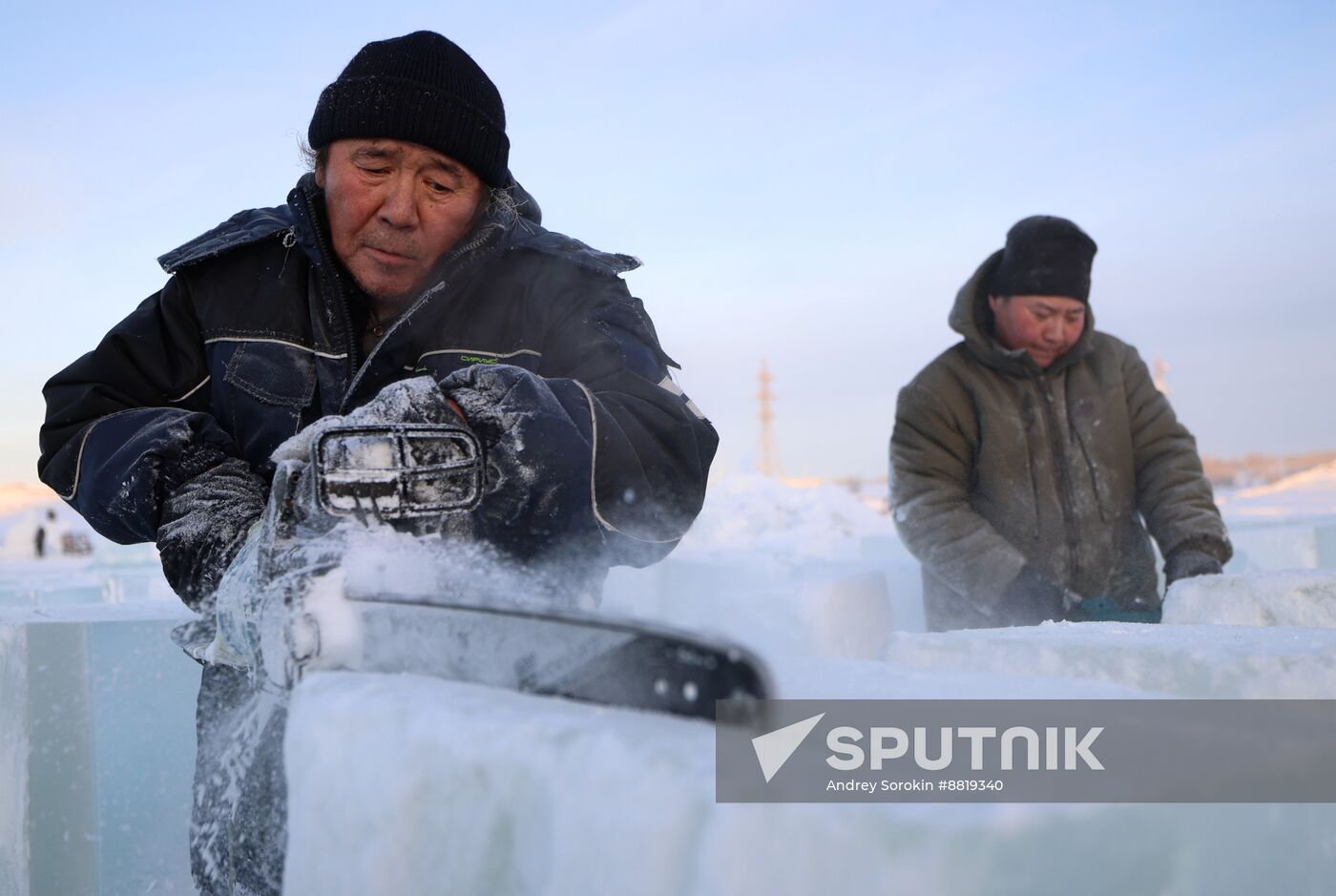 Russia Ice Sculpture Contest