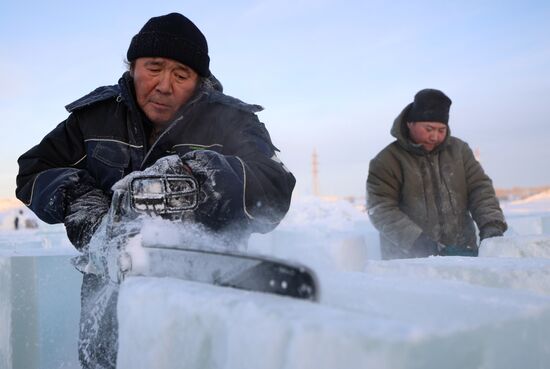 Russia Ice Sculpture Contest