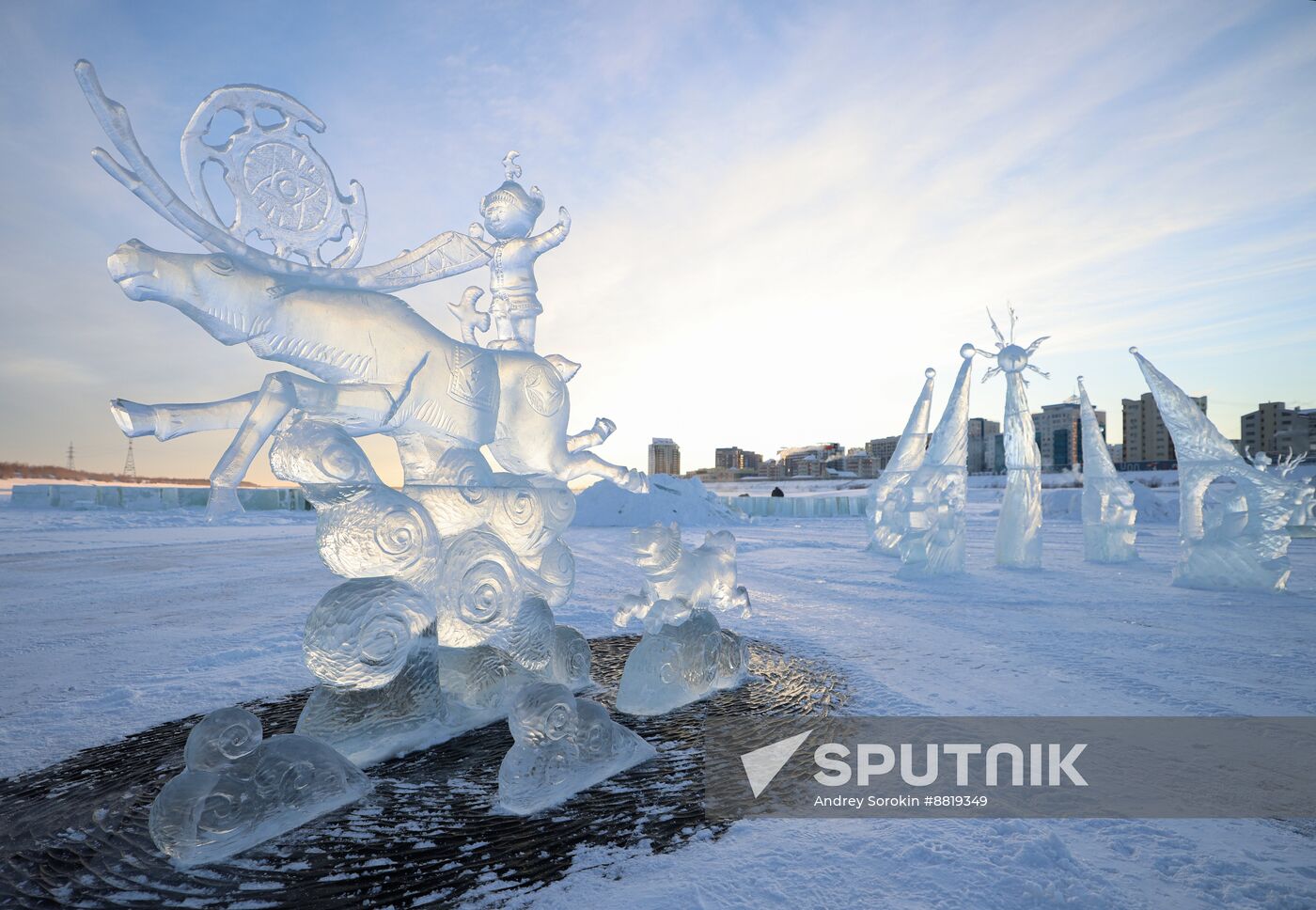 Russia Ice Sculpture Contest