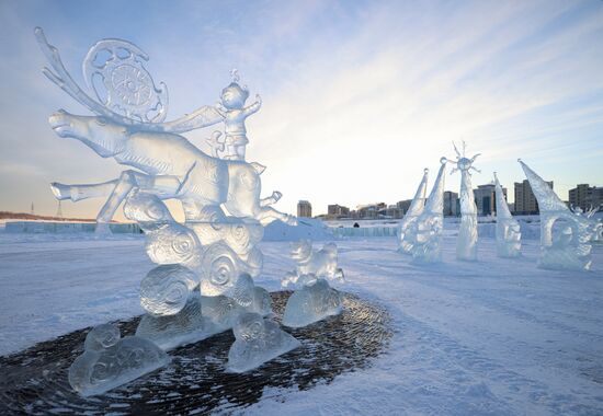 Russia Ice Sculpture Contest