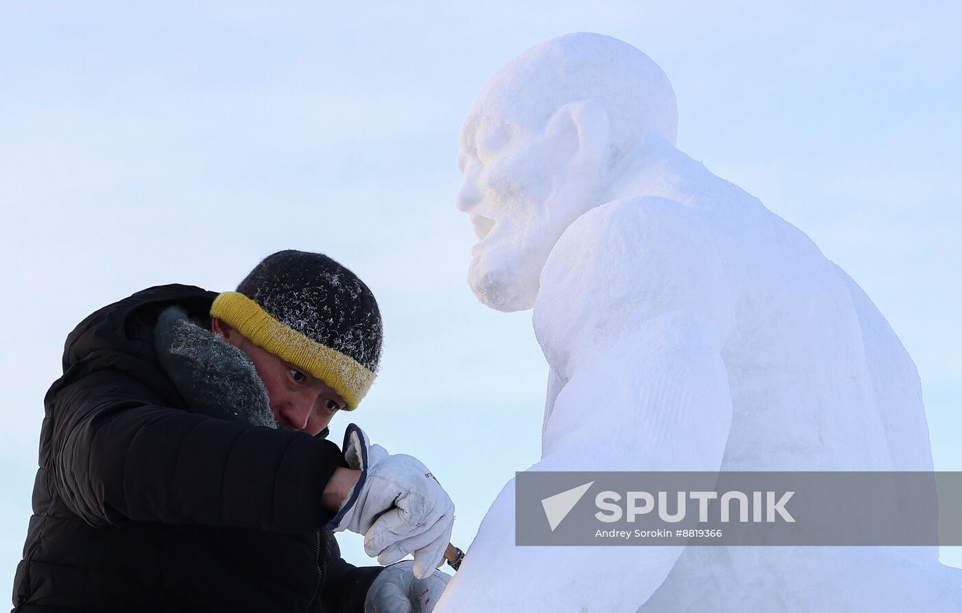 Russia Ice Sculpture Contest