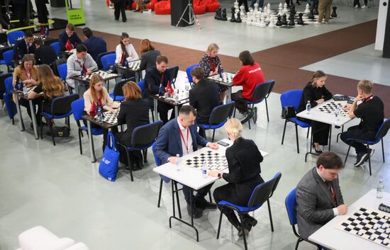 The 4th Young Scientists Congress. Checkers Cup. Location: Russia, Federal territory 'Sirius'. Author: Alexei Danichev. 4th Young Scientists Congress. Checkers Cup