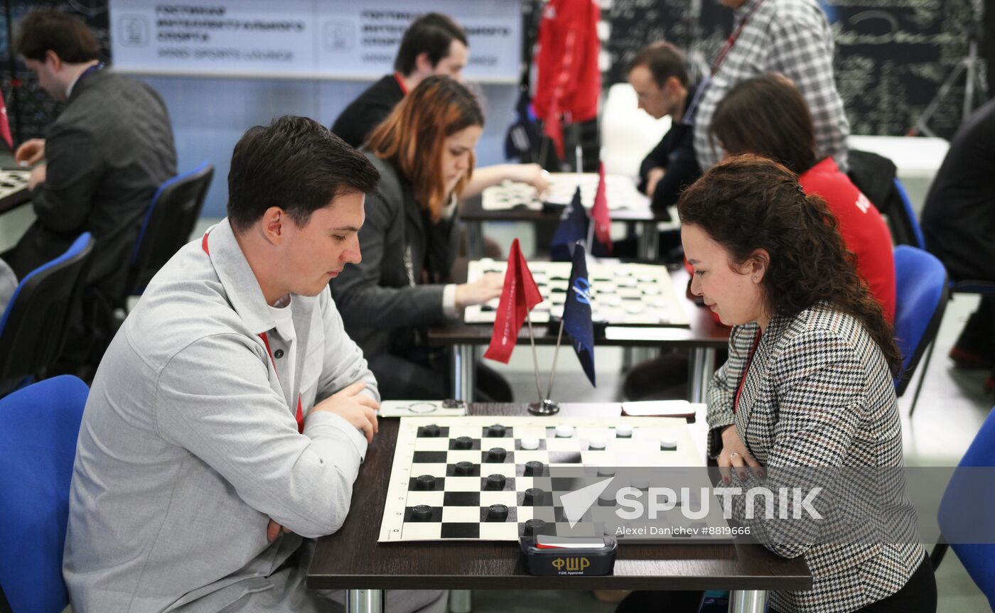4th Young Scientists Congress. Checkers Cup