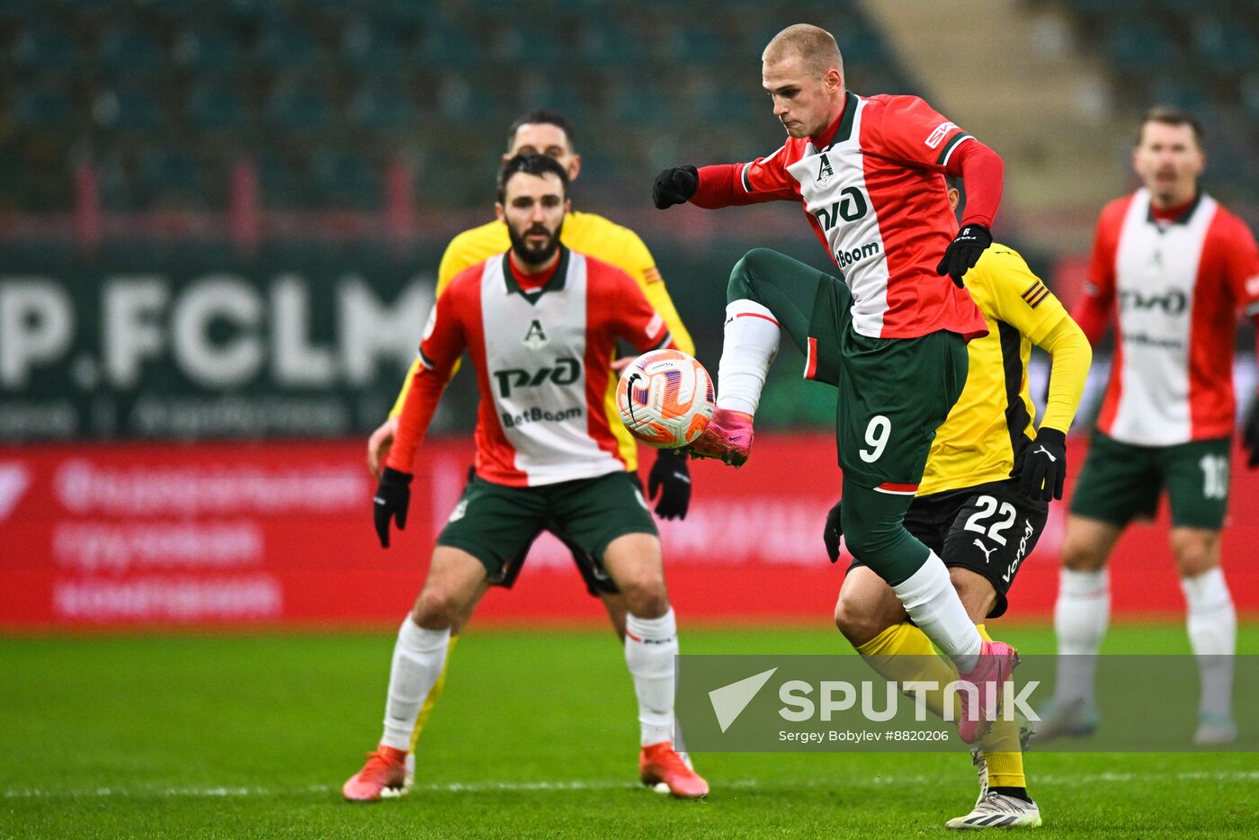 Russia Soccer Premier-League Lokomotiv - Khimki