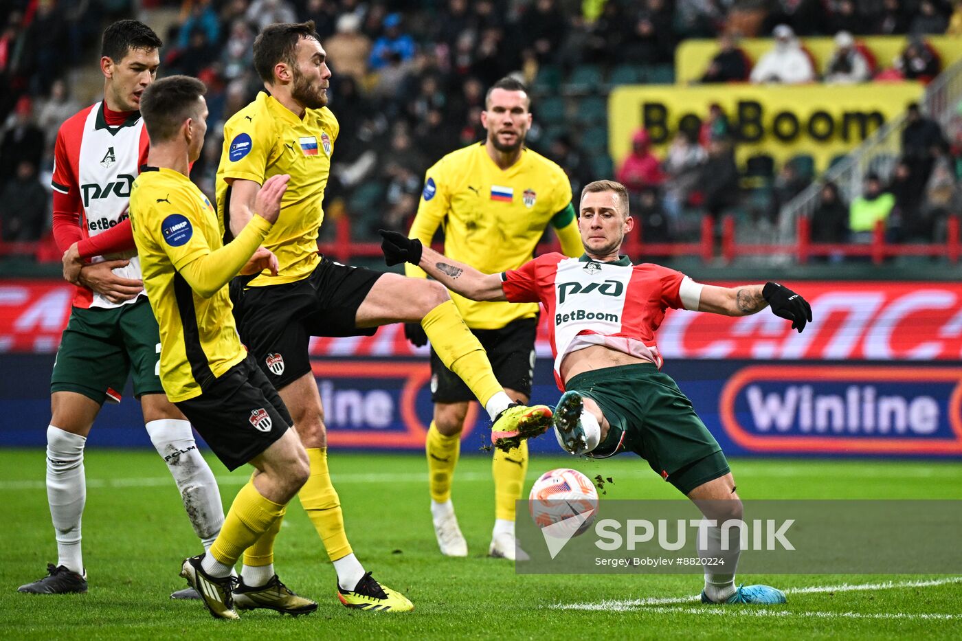 Russia Soccer Premier-League Lokomotiv - Khimki